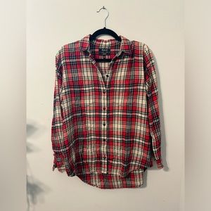 Flannel Oversized Ex-Boyfriend Shirt